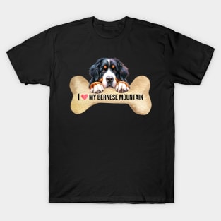 I Love My Bernese Mountain T-Shirt